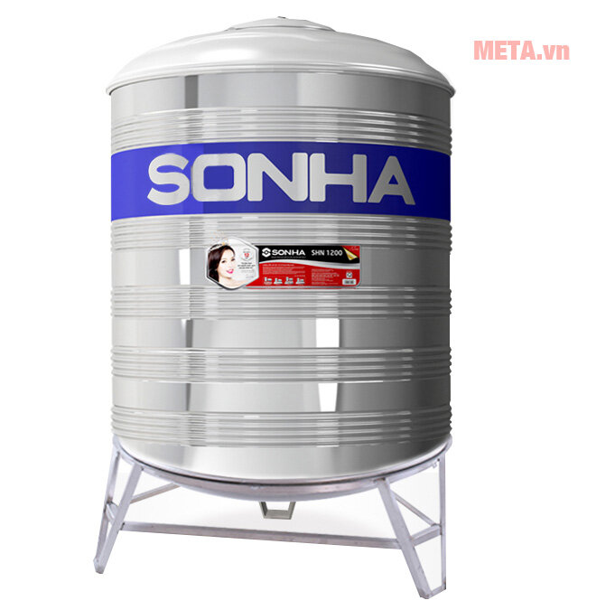 Bồn nước inox Sơn Hà đứng SH2000 (F1380) - 2.000 lít Bồn nước inox Sơn Hà đứng SH2000 (F1380) - 2.000 lít