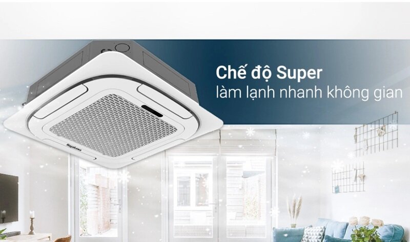 Điều hòa âm trần Nagakawa 28000 BTU 1 chiều NT-C2836 gas R-410A