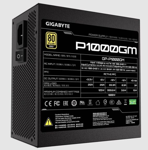Bộ nguồn GIGABYTE GP-P1000GM 1000W