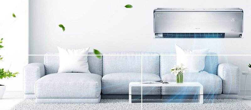 Điều hòa Gree 12000 BTU 1 chiều Inverter GWC12UB-S6D9A4A thiết kế