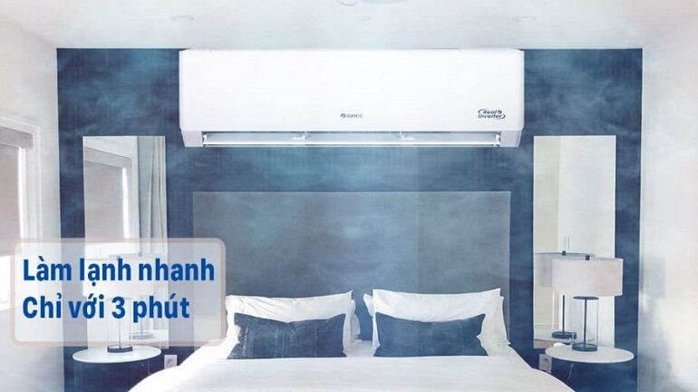 Điều hòa Gree GWH12PB-K6D1B4 có thiết kế đơn giản, hiện đại 
