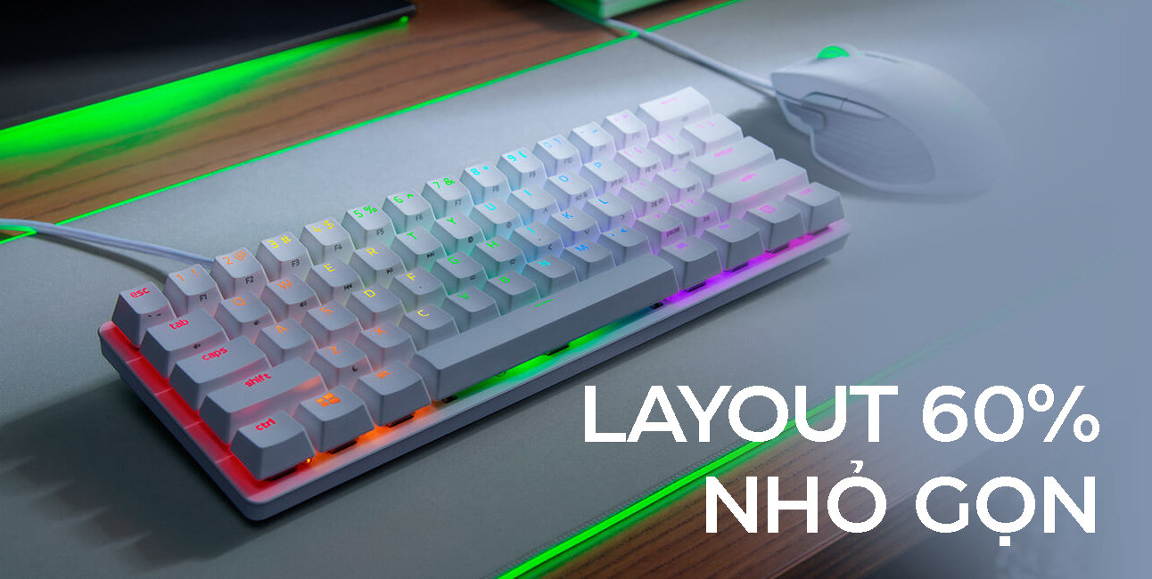 Bàn phím cơ Razer Huntsman Mini Analog Switch RZ03-04340100-R3M1 3