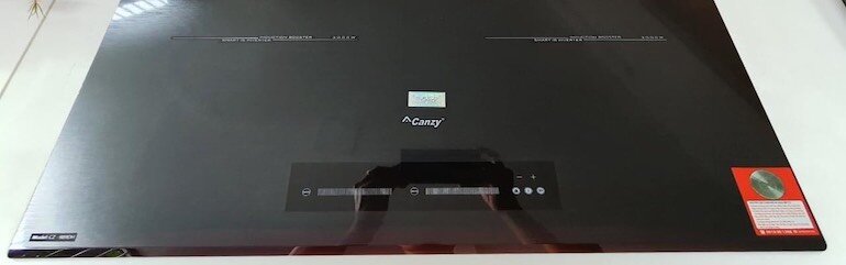 Bếp từ Canzy CZ-898DH trang bị 2 bảng điều khiển cảm ứng 