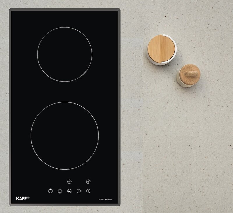Bếp từ Kaff KF-330DI sở hữu thiết kế Domino độc đáo