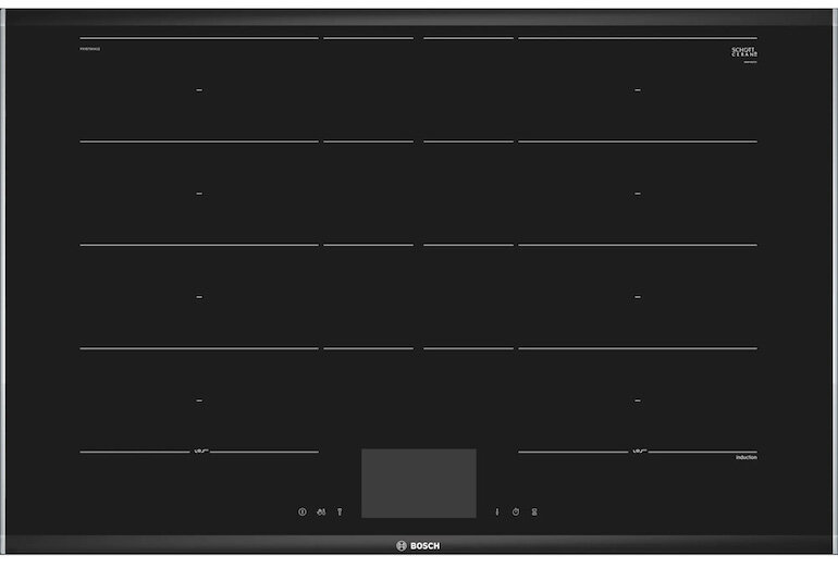 Menu của Bếp đa vùng Bosch PXY875KW1E được thiết kế đầy đủ