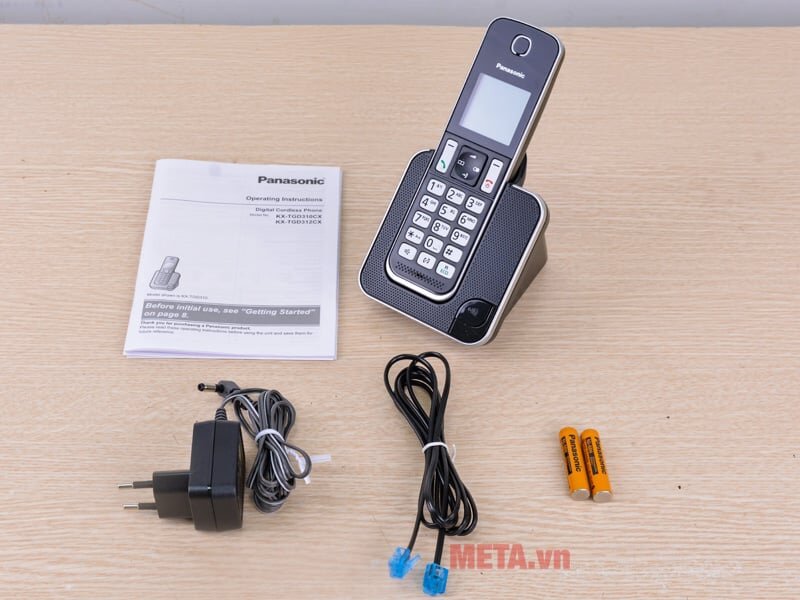 Trọn bộ điện thoại Panasonic KX-TGD310 Panasonic KX-TGD310