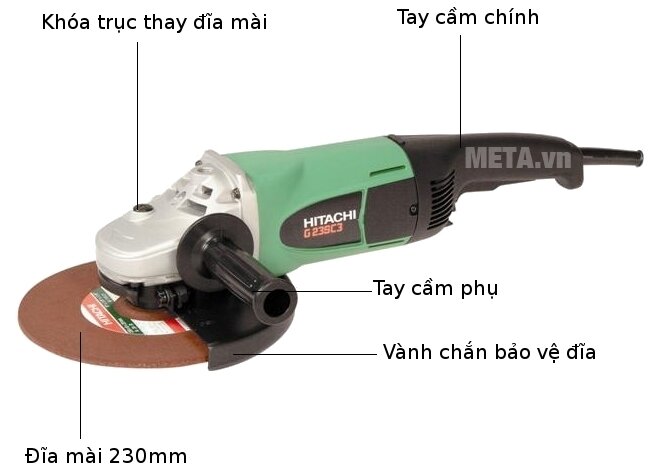 Máy mài góc Hitachi G23SC3 2300W