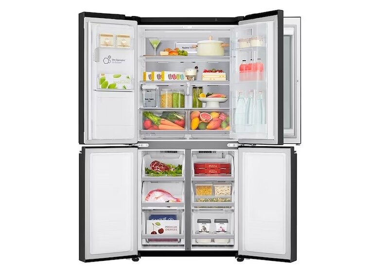 Các công nghệ hiện đại Tủ lạnh LG Inverter 496 lít Multi Door InstaView Door in Door GR-X22MBI (Ảnh: LG).