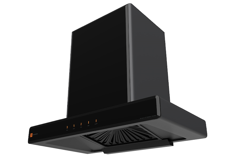 Máy hút mùi áp tường Hawonkoo HRH-702 sử dụng động cơ AC kín hoàn toàn (Ảnh: Hawonkoo).