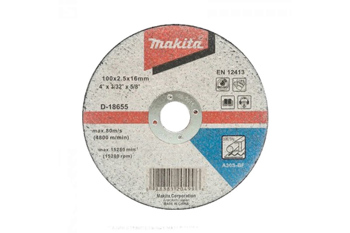 Đá cắt sắt A30S 100x2.5x16mm Makita D-18655