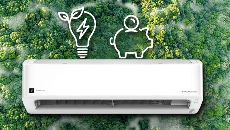 Điều hòa Sharp Inverter 18000 BTU 1 chiều AH-XP18CHW