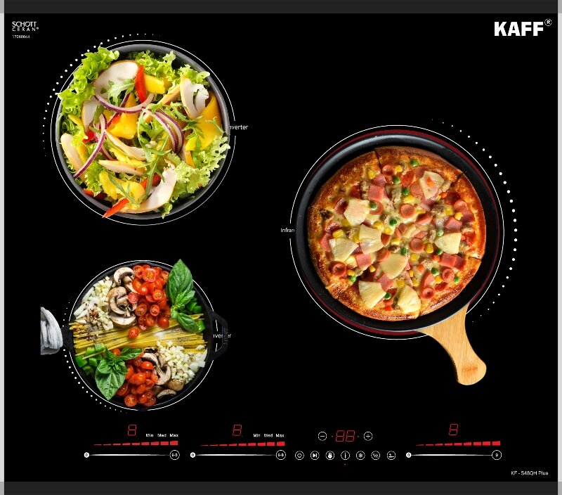 Bếp điện từ ba Kaff KF-S48QH
