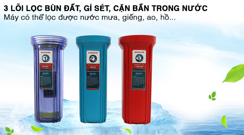 Máy lọc nước RO Sunhouse SHR88210K 10 lõi Máy lọc nước RO Sunhouse SHR88210K 10 lõi