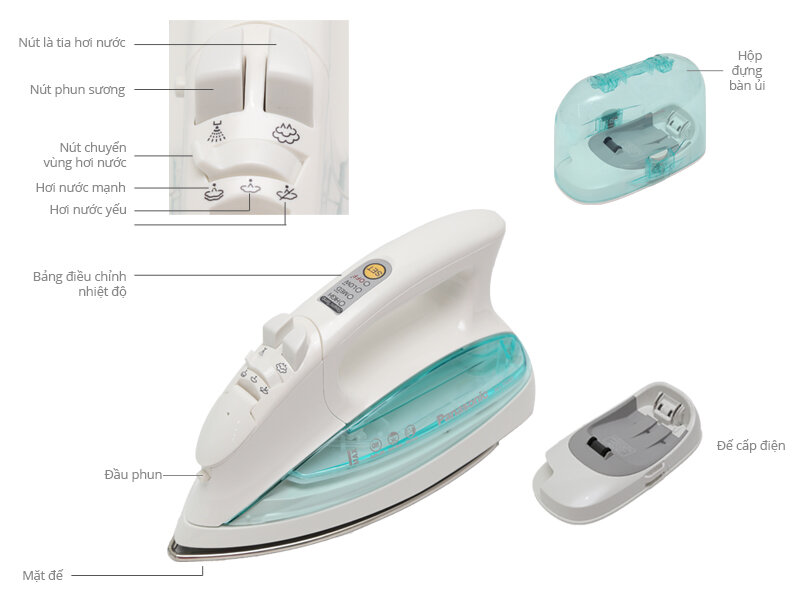 Bàn ủi hơi nước Panasonic NI-L700SSGRA Bàn ủi hơi nước Panasonic NI-L700SSGRA