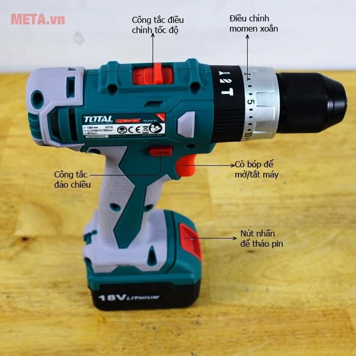 được trang bị pin