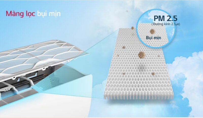 Điều hòa LG Inverter 9350 BTU 1 chiều IEC09M2 gas R-32