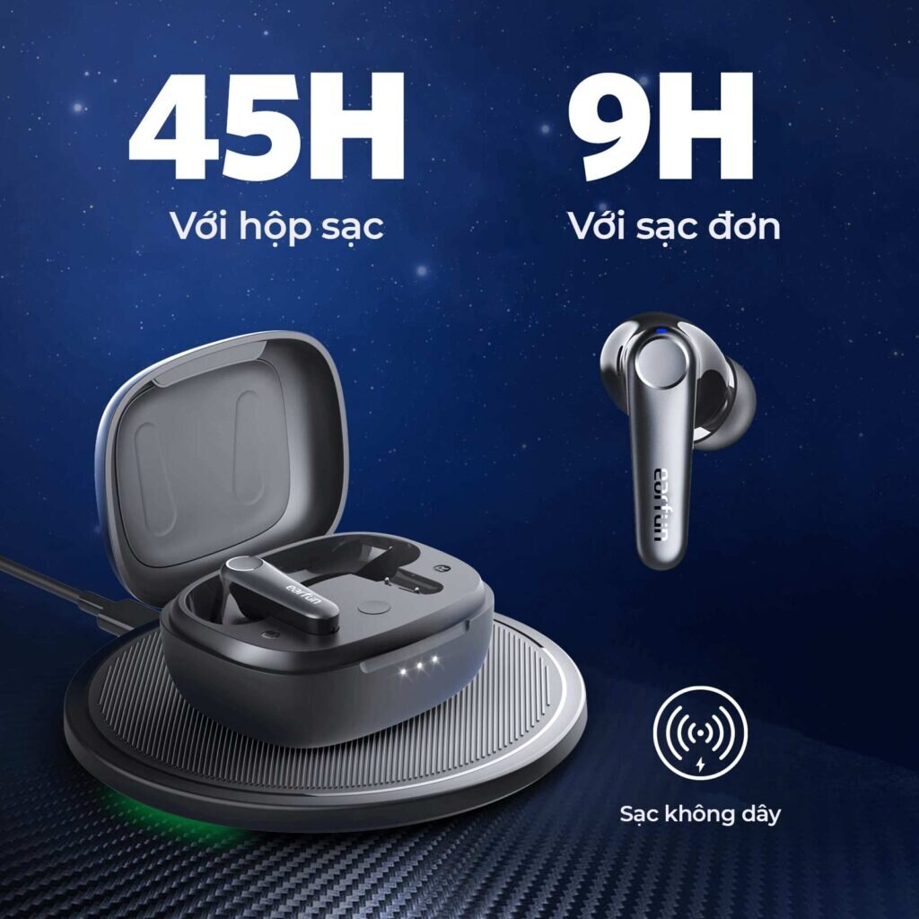 Tai nghe Bluetooth True Wireless EarFun Air Pro 3 4