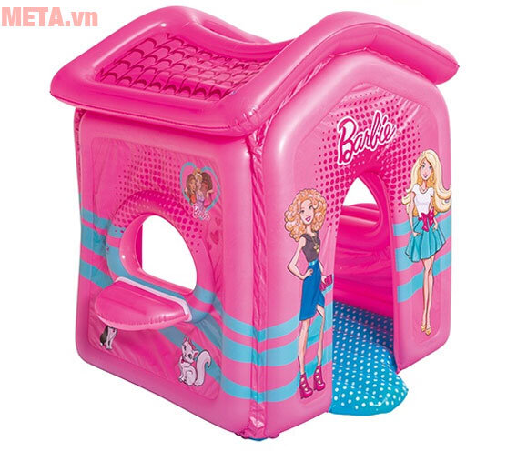 Bộ nhà chơi bơm hơi hình công chúa Barbie Bestway 93208