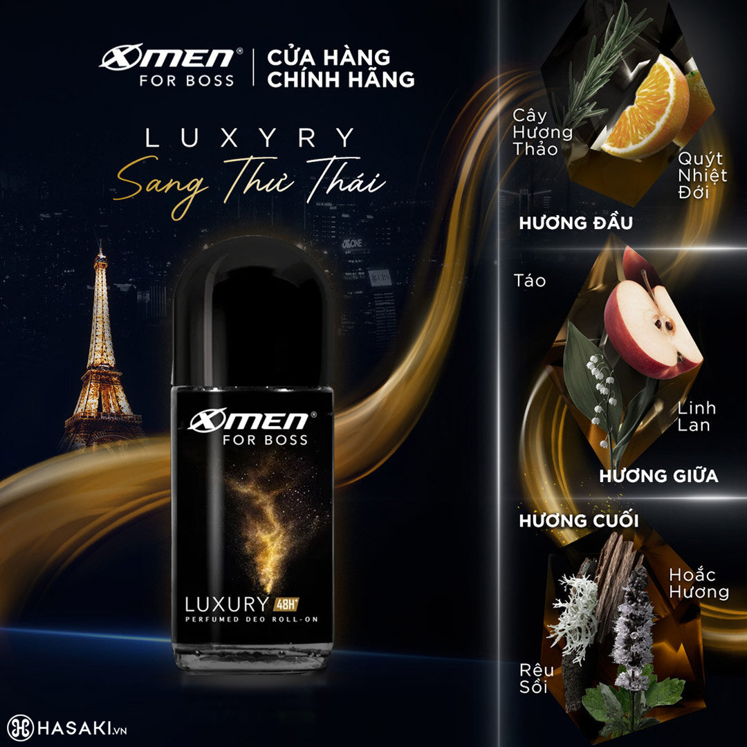 Sản phẩm Lăn Khử Mùi X-Men For Boss Luxury Sang Trọng Tinh Tế 50ml hiện đã có mặt tại Hasaki 
