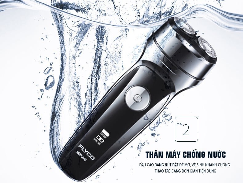 Thân máy chống nước Máy cạo râu chống thấm nước