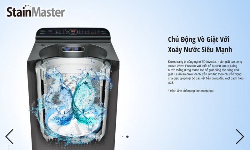 Máy giặt Panasonic Inverter 10.5 kg NA-FD10AR1BV công nghệ stainMaster