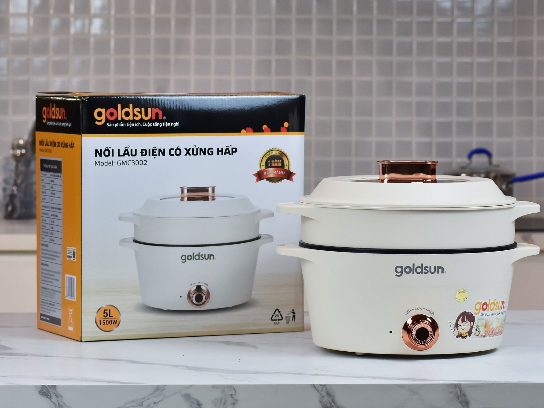 Nồi lẩu điện Goldsun  
