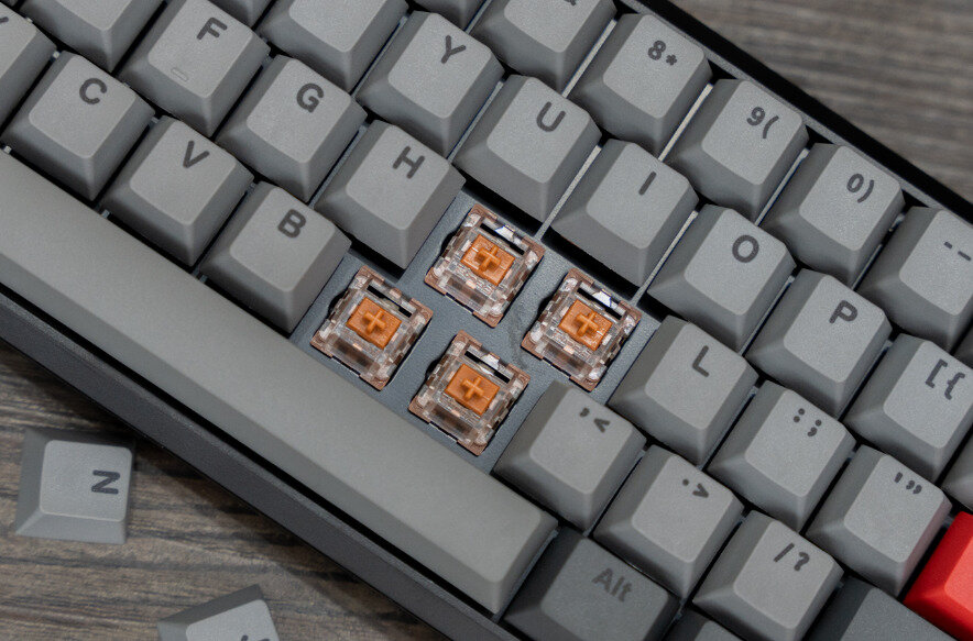 Bàn phím cơ E-DRA EK368W V2 Wireless Brown switch