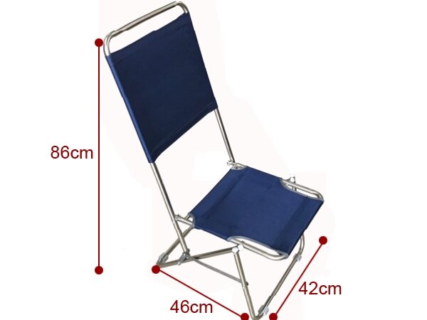 Ghế xếp inox có lưng tựa Thanh Long GXI-L02