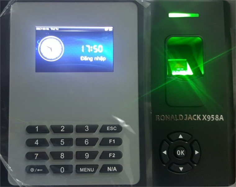 Máy chấm công vân tay RONALD JACK X958A