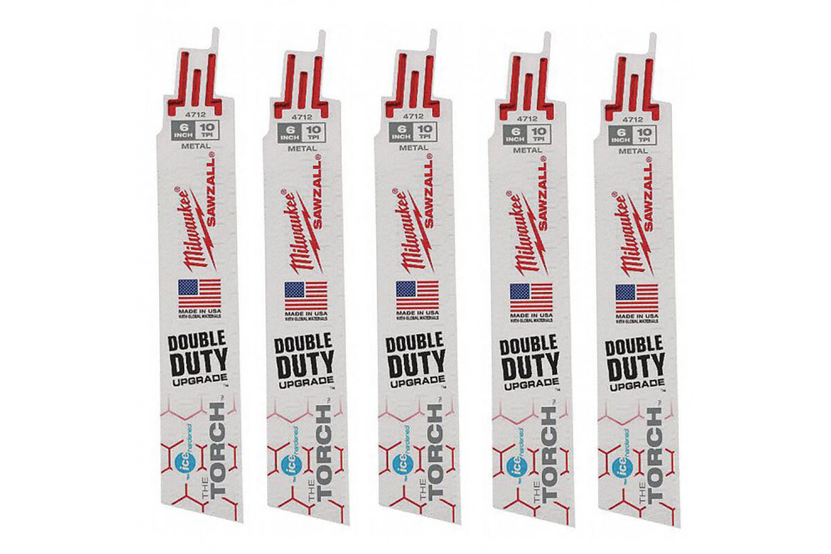 Bộ 5 luỡi cưa kiếm sắt TORCH T10-152.4mm Milwaukee 48-00-4712