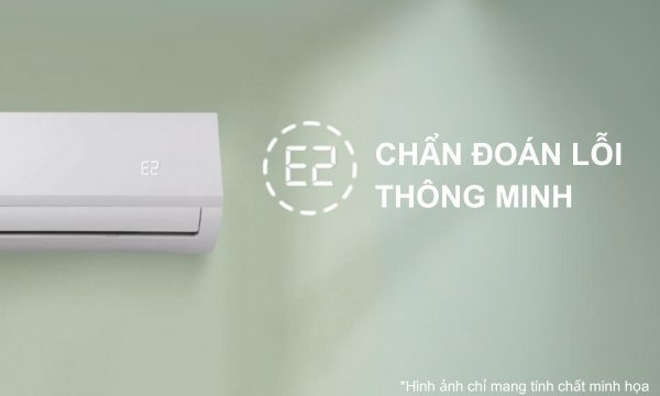 Điều hoà Comfee Inverter 25000 BTU 1 chiều CFS-25VAF gas R-32 9 Máy lạnh Comfee Inverter 2.5 HP CFS-25VAF Tự chẩn đoán lỗi thông minh