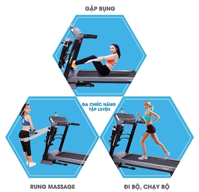 Máy chạy bộ điện cao cấp Mofit PRO915