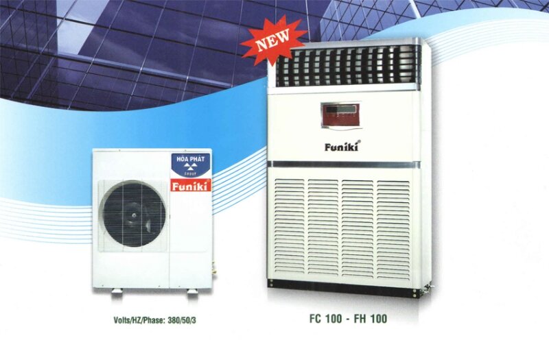 Điều hòa Funiki 100000 BTU 2 chiều FH100 gas R-410A