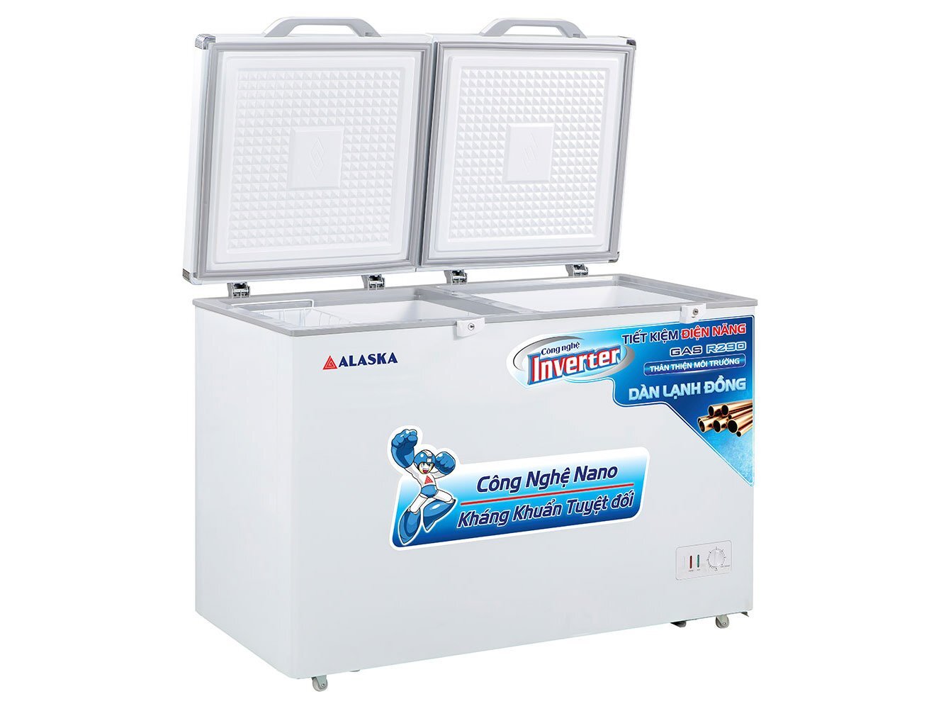 Tủ đông inverter tiết kiệm điện Tủ đông Alaska