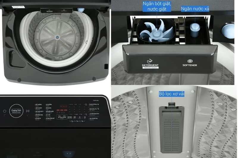 Máy giặt Samsung Inverter 14 kg WA14CG5745BVSV 7 máy giặt samsung WA14CG5745BVSV