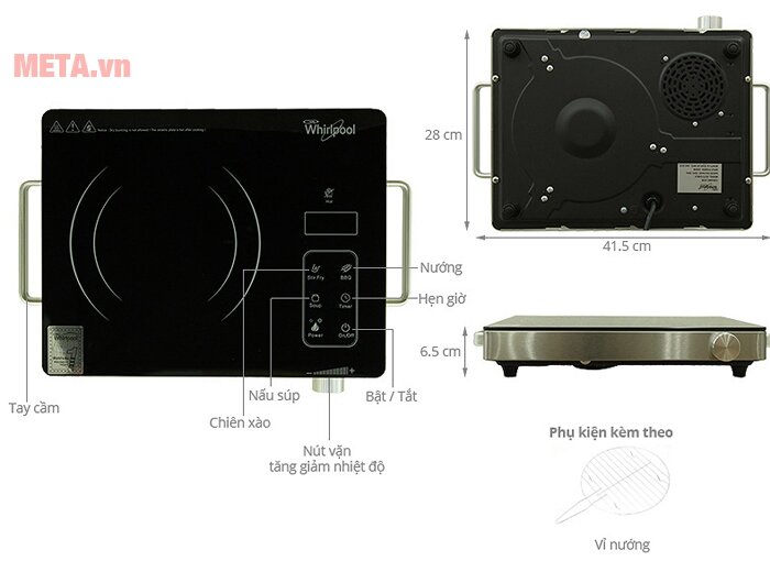 Bếp hồng ngoại Whirlpool ACT312S/BLV