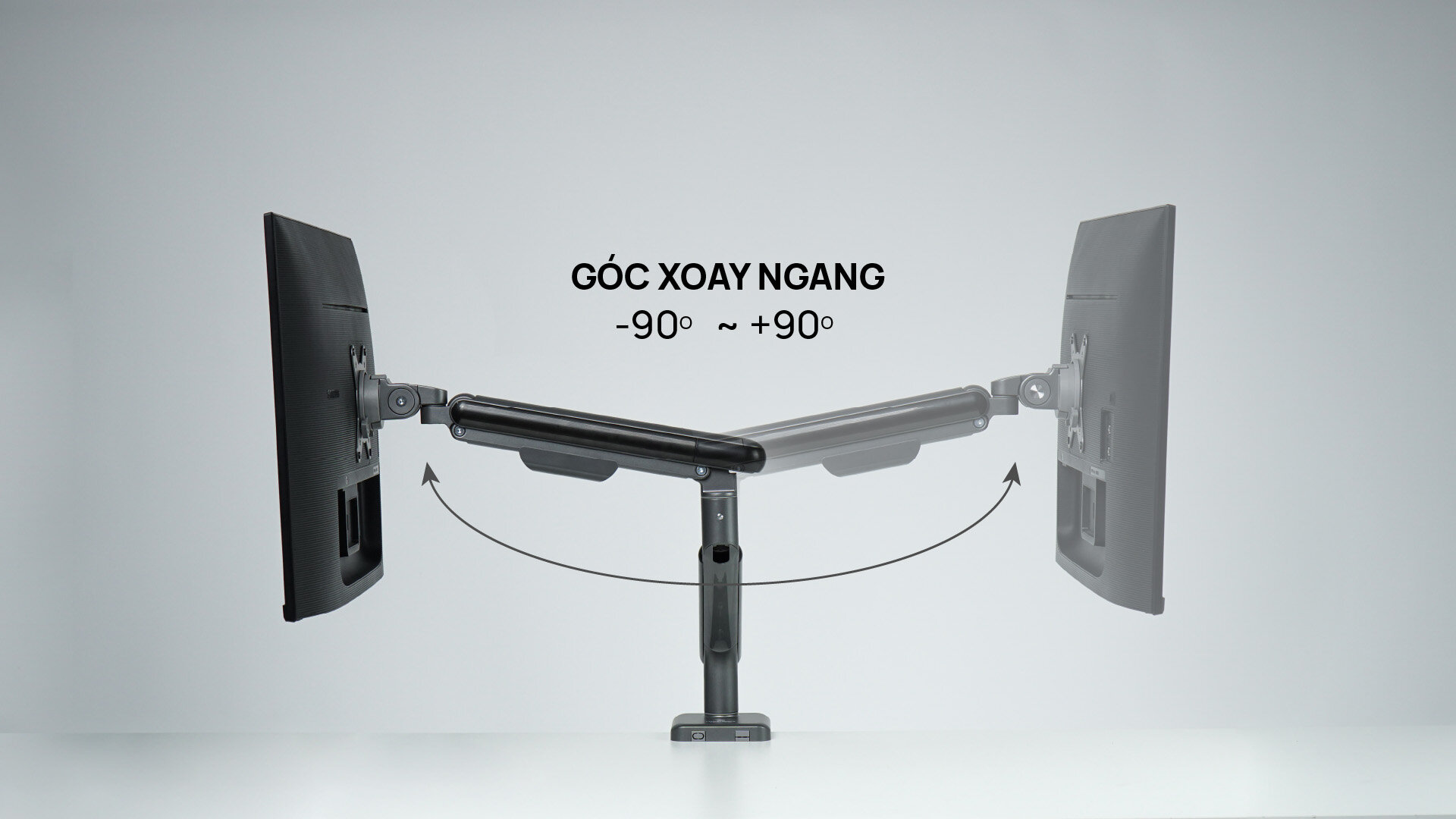 Giá đỡ màn hình HyperWork A1C Màu Trắng 9