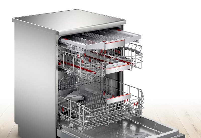Máy rửa bát 14 bộ Serie 8 Bosch SMS8YCI03E được tích hợp sáu chương trình rửa chuyên biệt,