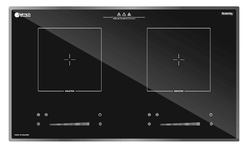 Bếp từ âm Elmich ICE-3490 được trang bị quạt tản nhiệt quay đa chiều