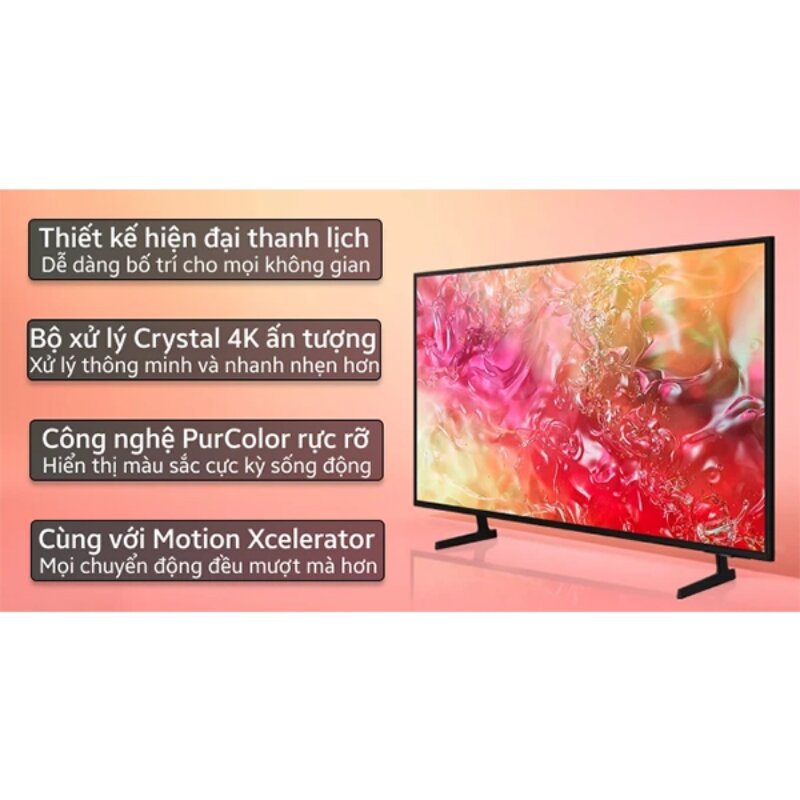 Smart Tivi Samsung 4K 50 inch 50DU7000