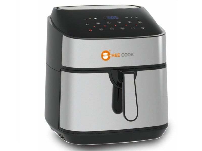 Hình ảnh nồi chiên không dầu H&E Cook HE-AF792D-ST Hình ảnh nồi chiên không dầu H&E Cook HE-AF792D-ST