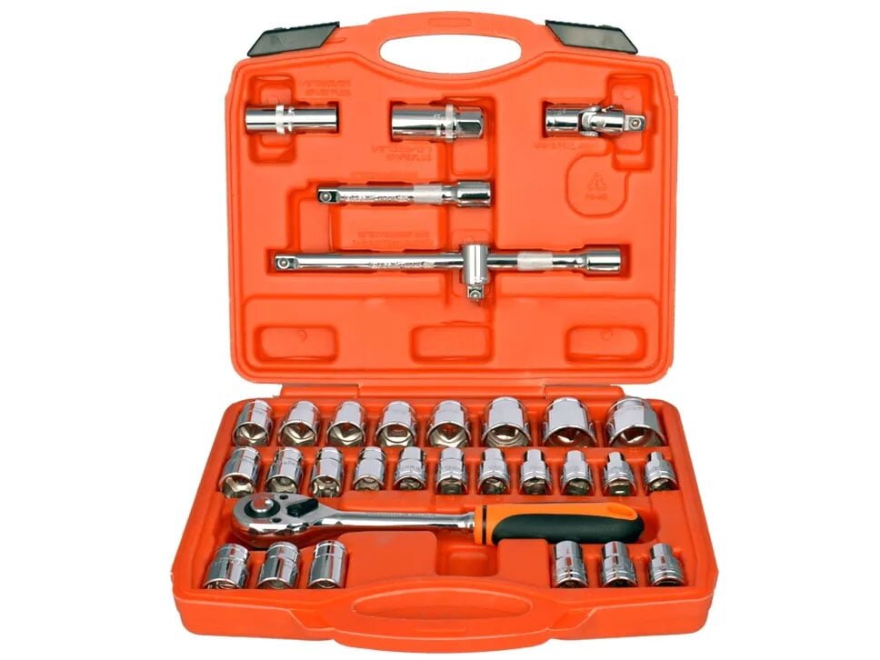 Bộ khẩu 1/2 inch xi bóng Asaki AK-9772 Bộ khẩu 1/2 inch xi bóng Asaki AK-9772