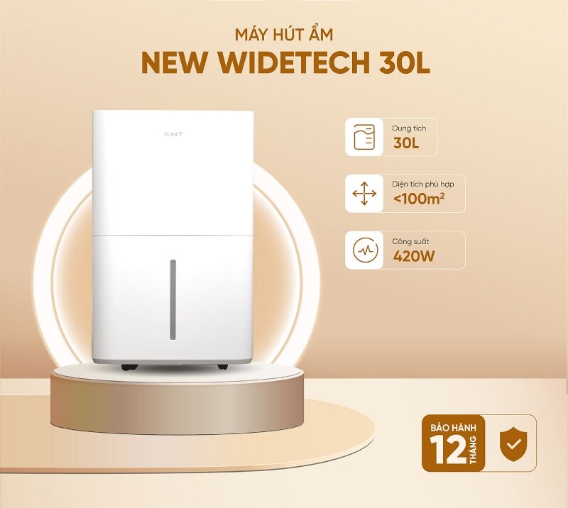 Máy hút ẩm Xiaomi New Widetech - 30L