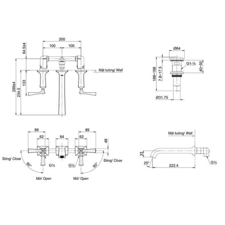 ban-ve-ky-thuat-voi-chau-rua-mat-toto-dlb202-pg
