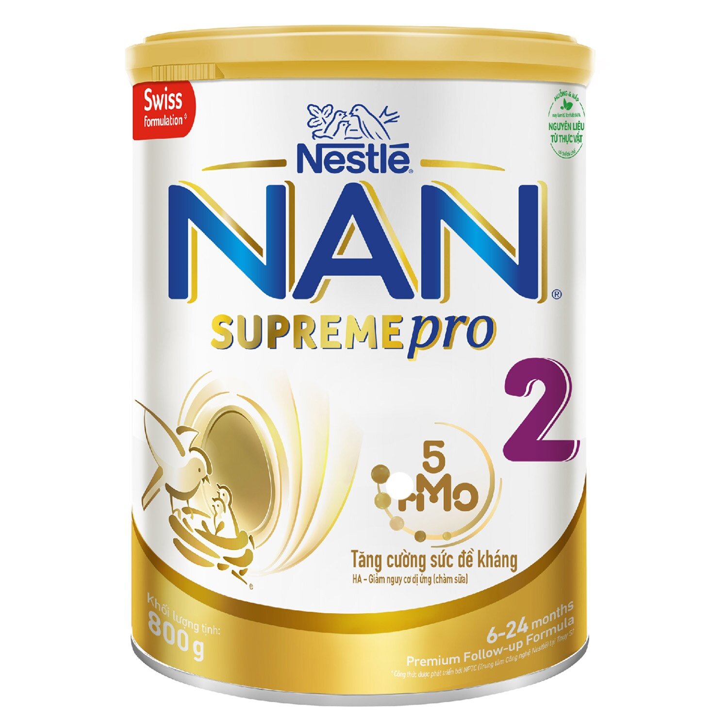 Sữa Nan Supreme Pro 2 800g (12-24M) - bao bì cũ
