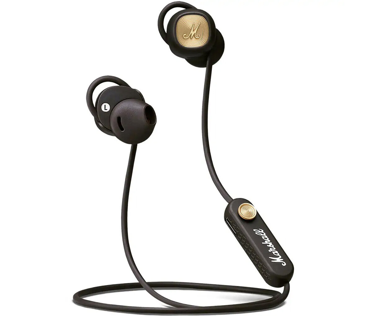 Thiết kế sang trọng của Tai nghe Minor II Bluetooth Brown-Marshall