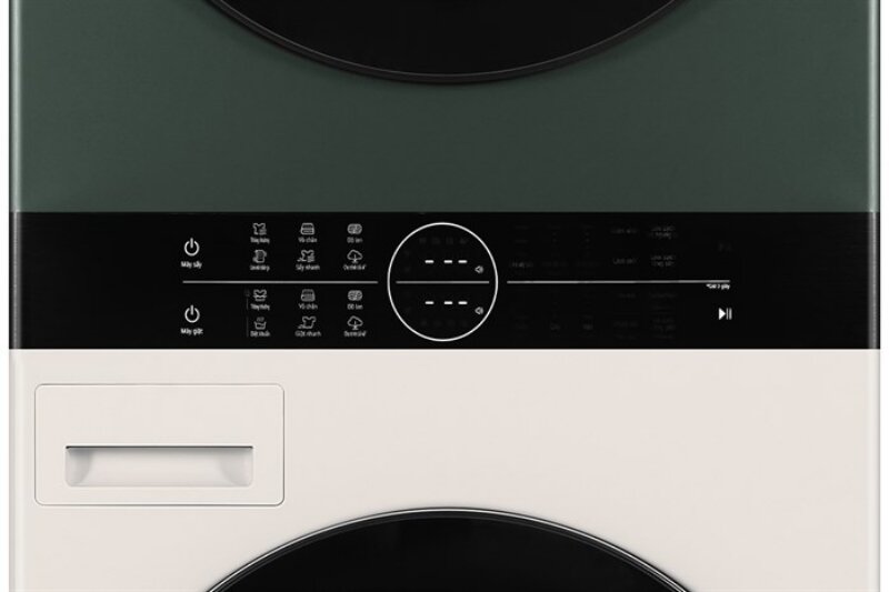 Tháp giặt sấy LG Inverter giặt 25kg sấy 17kg WT2517NHEG