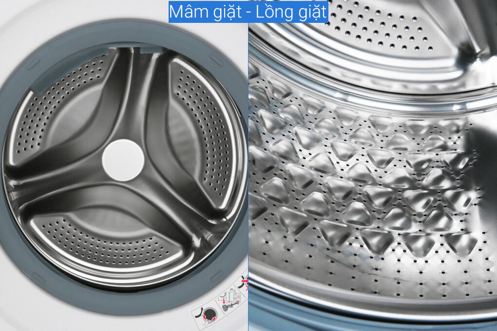 Máy giặt Panasonic NA-V90FG1WVT có lồng giặt làm từ thép không gỉ bảo vệ quần áo bền đẹp Máy giặt Panasonic NA-V90FG1WVT
