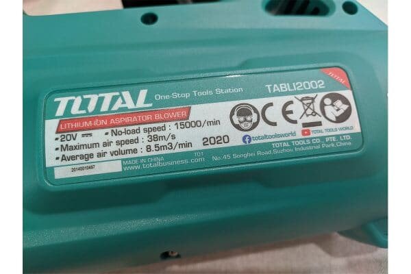 Máy thổi bụi pin 20V Total TABLI2002