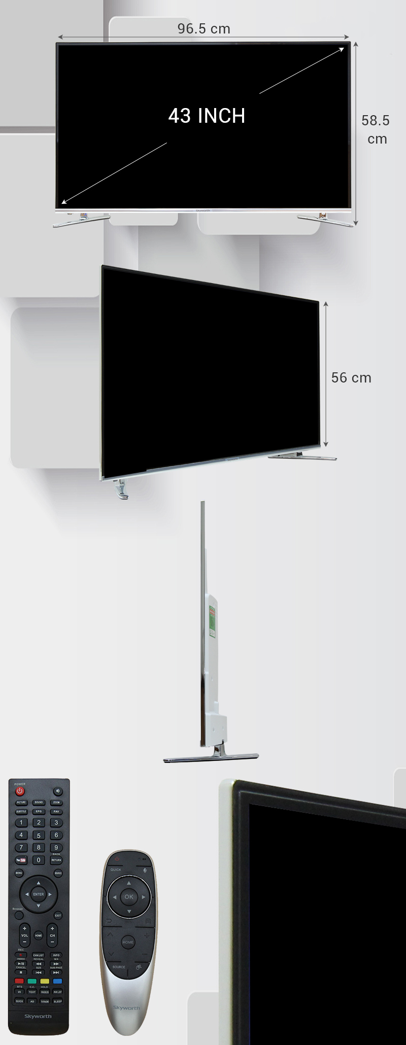 Smart Tivi Skyworth GLED 43 inch 43K920S Smart Tivi Skyworth GLED 43 inch 43K920S